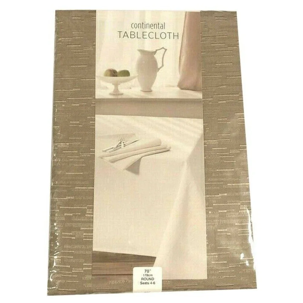 Continental Collection Round Tablecloth 70